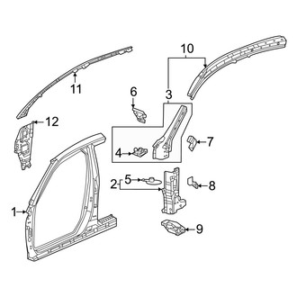 Acura OE - Pillars, Rocker & Floor - Aperture Panel (Type S)
