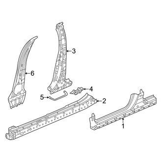Acura OE - Pillars, Rocker & Floor - Rocker (Type S)