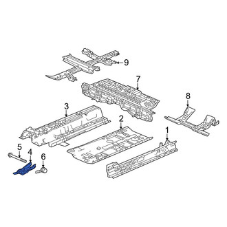 Acura OE - Front Left Floor Pan Reinforcement