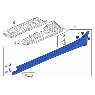 Acura OE - Left Rocker Panel Guard