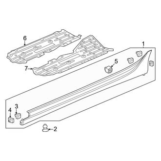 Acura OE - Pillars, Rocker & Floor - Exterior Trim (Type S)