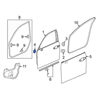 Acura OE - Door Shell Seal