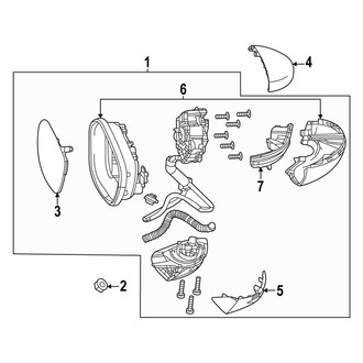 Acura OE - Front Door - Outside Mirrors