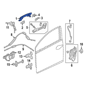 Acura OE - Rear Left Outer Exterior Door Handle