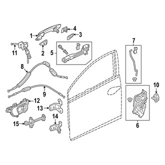 Acura OE - Front Door - Lock & Hardware