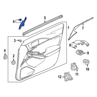 Acura OE - Front Left Door Window Molding