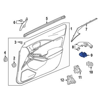Acura OE - Front Right Door Window Switch