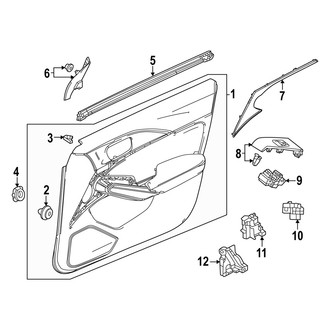 Acura OE - Front Door - Interior Trim