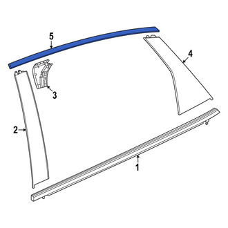 Acura OE - Front Right Door Reveal Molding
