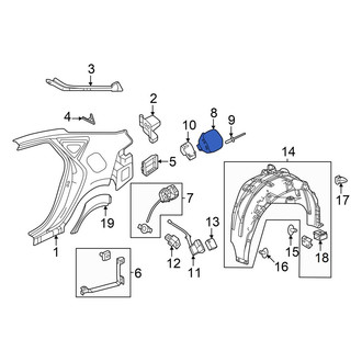 Acura OE - Rear Fuel Filler Door