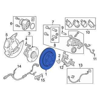 Acura OE - Rear Disc Brake Rotor