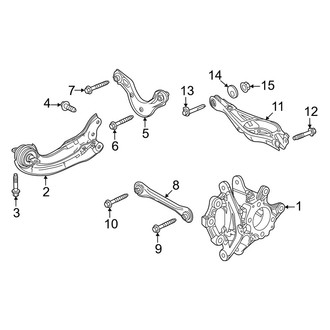 Acura OE - Rear Suspension - Suspension Components (Type S)
