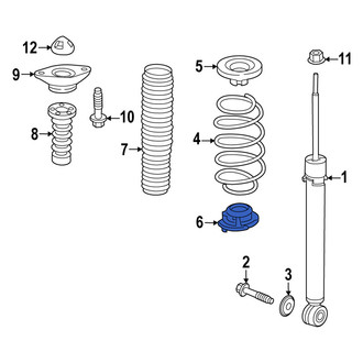 Acura OE - Rear Lower Coil Spring Insulator