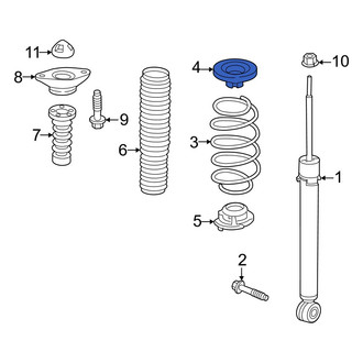 Acura OE - Rear Upper Coil Spring Insulator