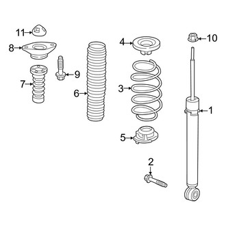 Acura OE - Rear Suspension - Shocks & Components (Type S)