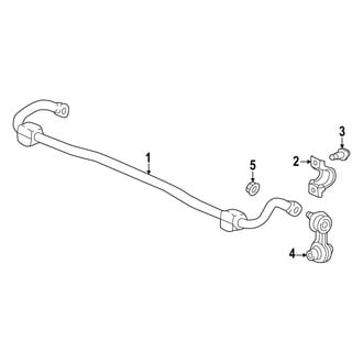 Acura OE - Rear Suspension - Stabilizer Bar & Components (Base)
