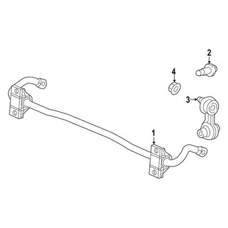 Acura OE - Rear Suspension - Stabilizer Bar & Components (A-Spec)