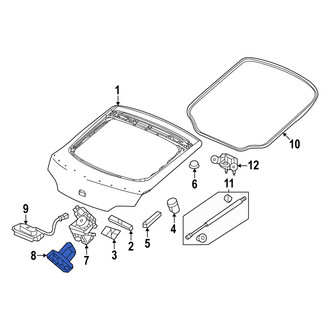 Acura OE - Rear Liftgate Lock Striker Plate