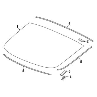 Acura OE - Lift Gate - Glass