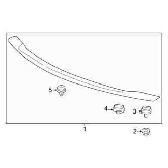 Acura OE - Lift Gate - Spoiler