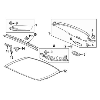 Acura OE - Lift Gate - Interior Trim