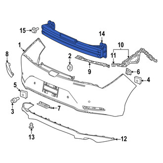 Acura OE - Rear Bumper Impact Bar