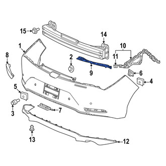 Acura OE - Rear Left Bumper Cover Bracket