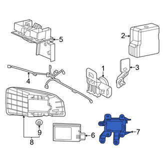Acura OE - Right Blind Spot Detection System Warning Sensor Bracket
