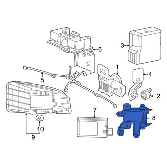 Acura OE - Left Blind Spot Detection System Warning Sensor Bracket