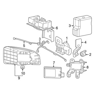 Acura OE - Rear Bumper - Electrical Components (Type S)