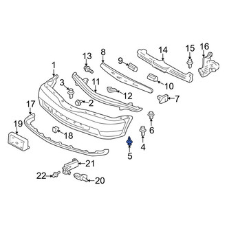 Acura OE - Front Bumper Cover Screw