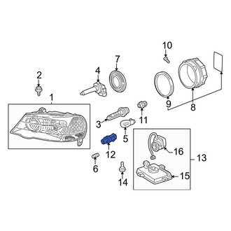 Acura OE - Front Headlight Socket