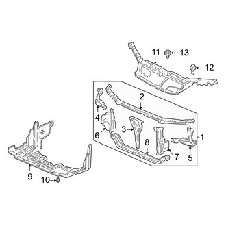 Acura OE - Radiator Support