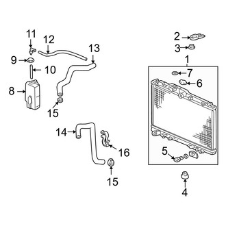 Acura OE - Cooling - Radiator & Components