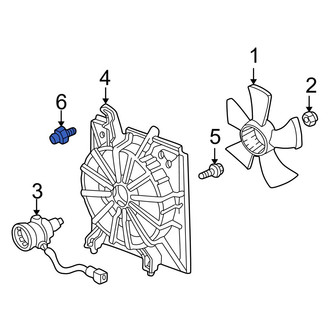 Acura OE - A/C Condenser Fan Shroud Bolt