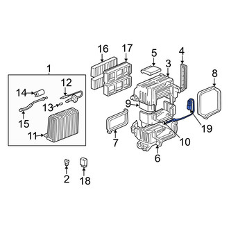 Acura OE - A/C Evaporator Temperature Sensor