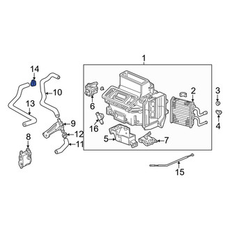 Acura OE - HVAC Heater Hose Clamp