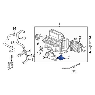 Acura OE - HVAC Air Adjustment Control Motor