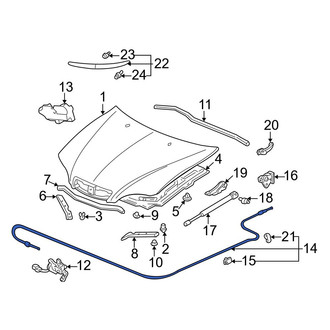 Acura OE - Front Hood Release Cable