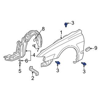 Acura OE - Bumper Cover Bolt
