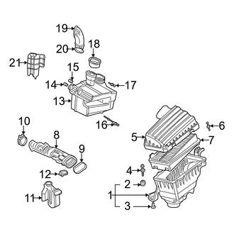 Acura OE - Engine / Transaxle - Air Intake (Base)