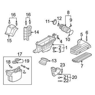 Acura OE - Engine / Transaxle - Air Intake (Type-S)
