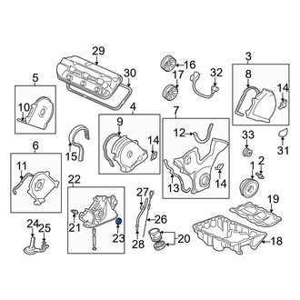 Acura OE - Front Engine Camshaft Seal