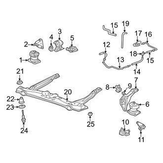 Acura OE - Engine / Transaxle - Engine & Transmission Mounting