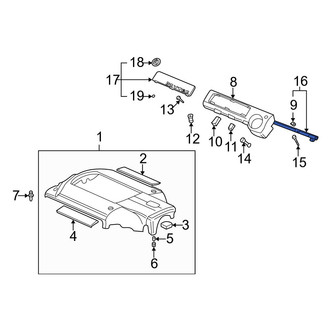 Acura OE - Engine Cover Clip