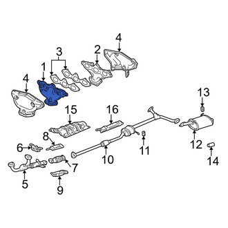 Acura OE - Right Exhaust Manifold