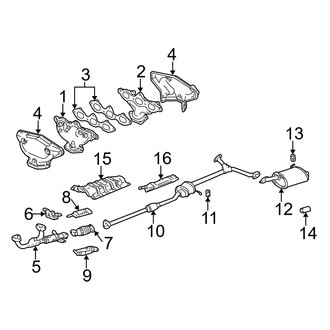 Acura OE - Exhaust System - Manifold