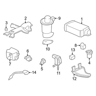 Acura OE - Emission System - Emission Components