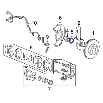 Acura OE - Rear Wheel Bearing Snap Ring