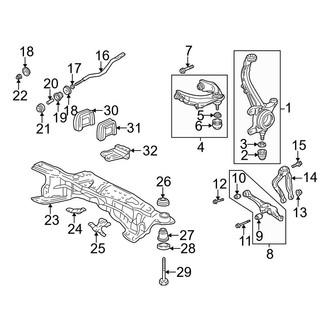 Acura OE - Front Suspension - Suspension Components